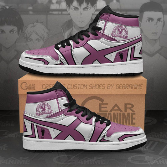 Shiratorizawa Academy Shoes Haikyuu Custom Anime Shoes MN10 - 1 - GearAnime