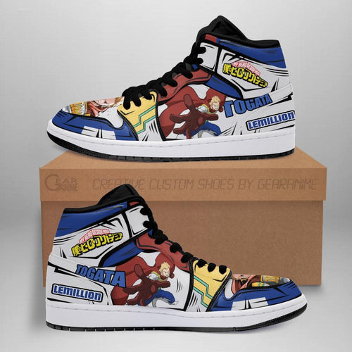 BNHA Lemillion Mirio Togata Sneakers Custom Anime My Hero Academia Shoes - 1 - GearAnime