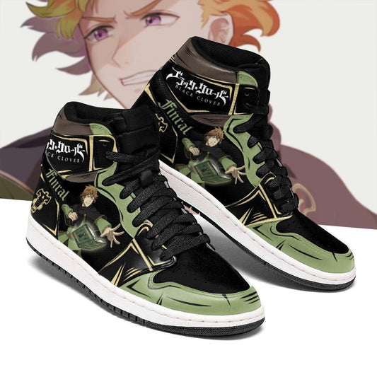 Black Bull Finral Sneakers Black Clover Anime Shoes - 1 - GearAnime