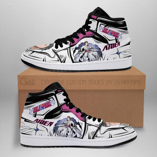 Aizen Bleach Anime Sneakers Fan Gift Idea MN05 - 1 - GearAnime