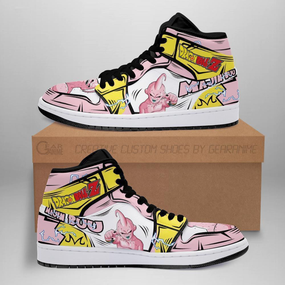 Skinny Majin Buu Sneakers Custom Anime Dragon Ball Shoes - 1 - GearAnime