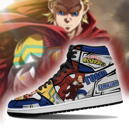 BNHA Lemillion Mirio Togata Sneakers Custom Anime My Hero Academia Shoes - 3 - GearAnime