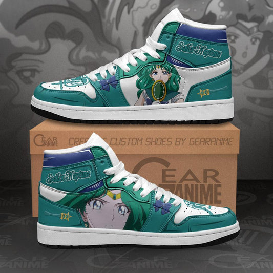 Sailor Neptune Sneakers Sailor Moon Anime Shoes MN11 - 1 - GearAnime