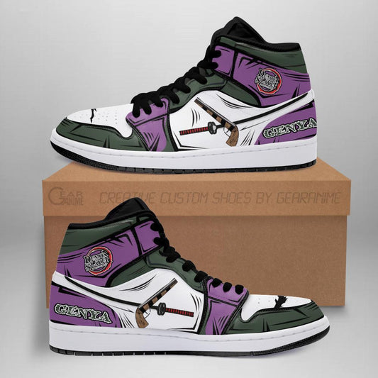 Demon Slayer Genya Sneakers Nichirin Sword Custom Anime Shoes - 1 - GearAnime