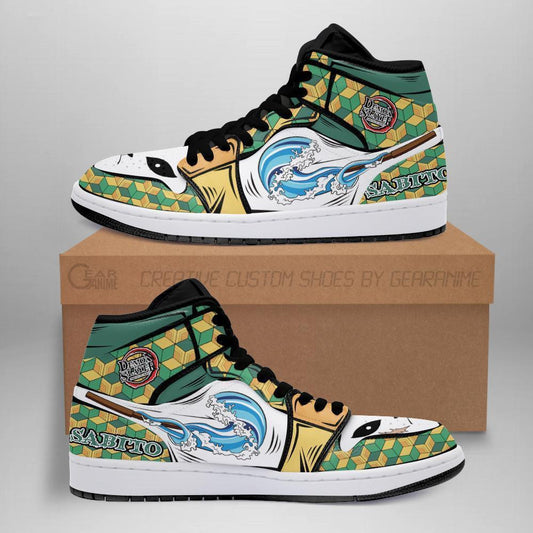 Demon Slayer Sabito Sneakers Custom Anime Shoes - 1 - GearAnime