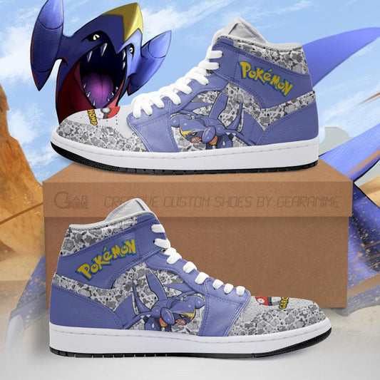 Garchomp Sneakers Custom Anime Pokemon Shoes - 1 - GearAnime