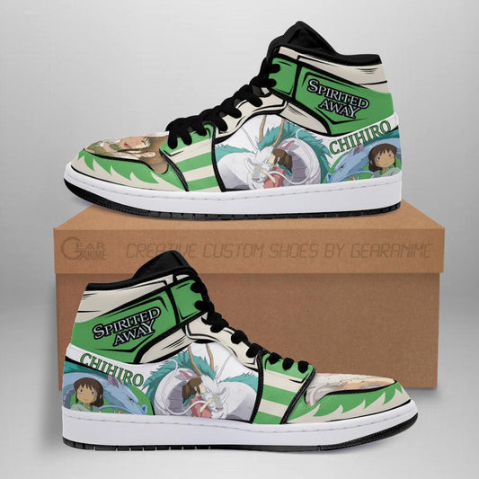 Chihiro And Haku Sneakers Custom Spirited Away Anime Shoes - 1 - GearAnime