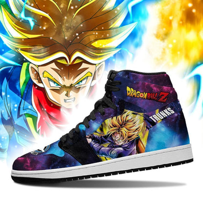 Trunks SSJ Sneakers Galaxy Custom Dragon Ball Anime Shoes - 3 - GearAnime