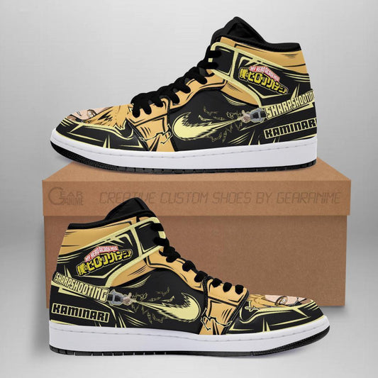BNHA Denki Sneakers Custom Anime My Hero Academia Shoes - 1 - GearAnime