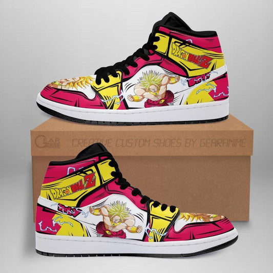 DBZ Super Broly Sneakers Custom Anime Dragon Ball Shoes - 1 - GearAnime