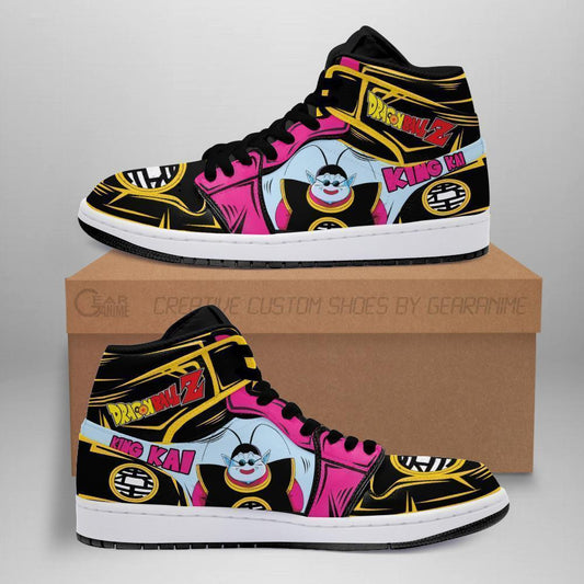 King Kai Sneakers Custom Anime Dragon Ball Shoes - 1 - GearAnime