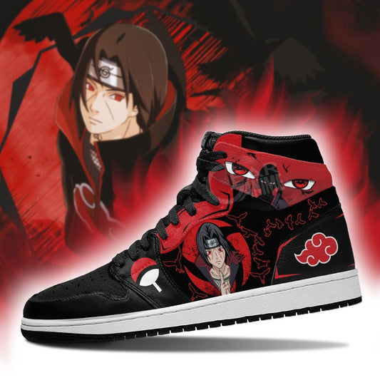 Itachi Jutsu Sneakers Akatsuki Anime Shoes - 3 - GearAnime