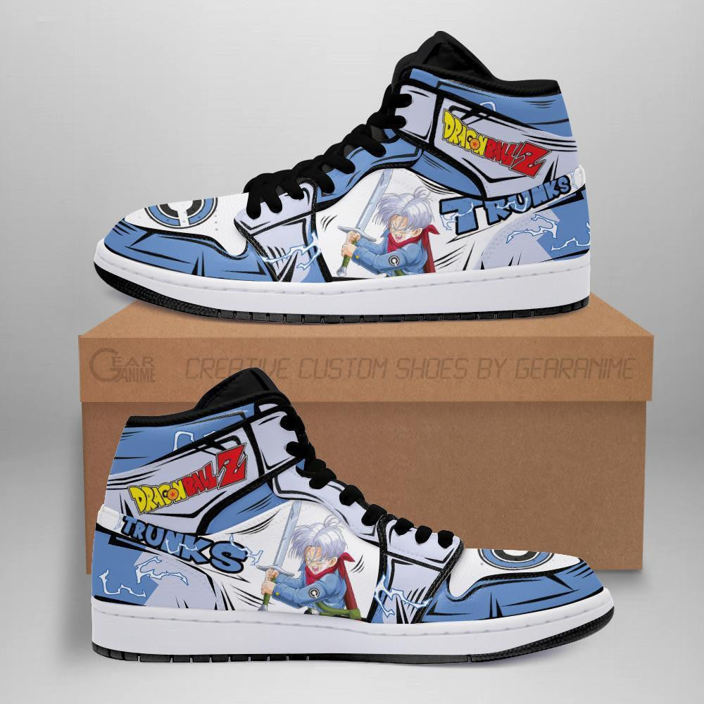 Trunks Sneakers Custom Anime Dragon Ball Shoes - 1 - GearAnime
