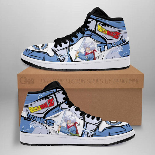 Trunks Sneakers Custom Anime Dragon Ball Shoes - 1 - GearAnime