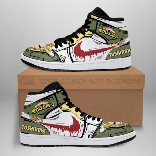 Toshinori Yagi Sneakers Custom My Hero Academia Anime Shoes - 1 - GearAnime