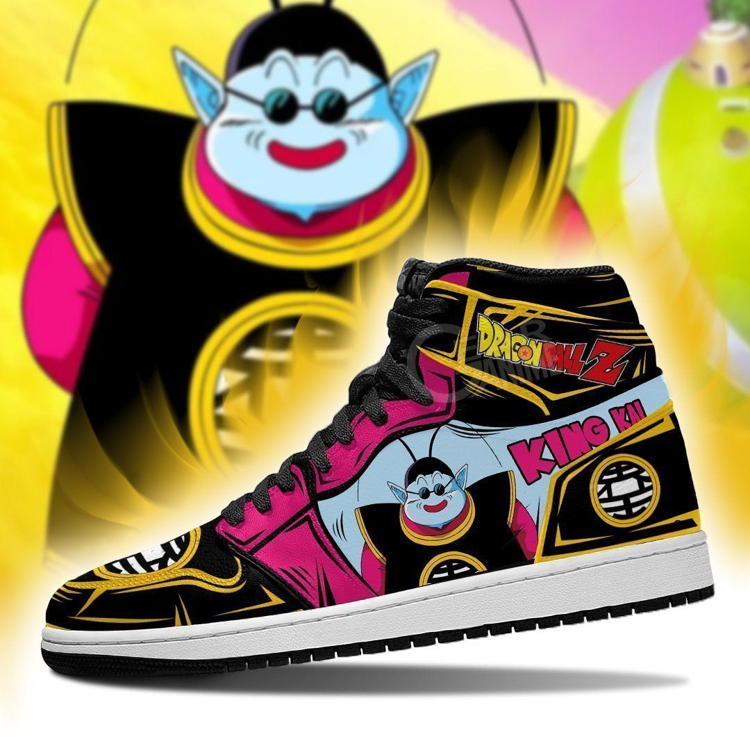 King Kai Sneakers Custom Anime Dragon Ball Shoes - 3 - GearAnime
