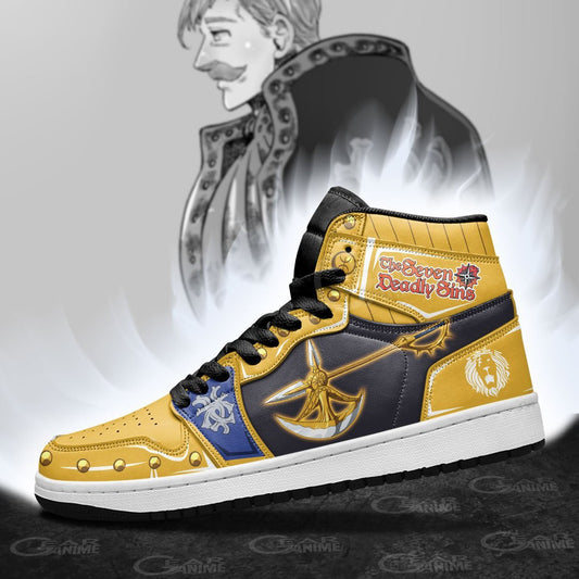 Escanor Divine Axe Rhitta Sneakers Seven Deadly Sins Anime Shoes MN10 - 4 - GearAnime