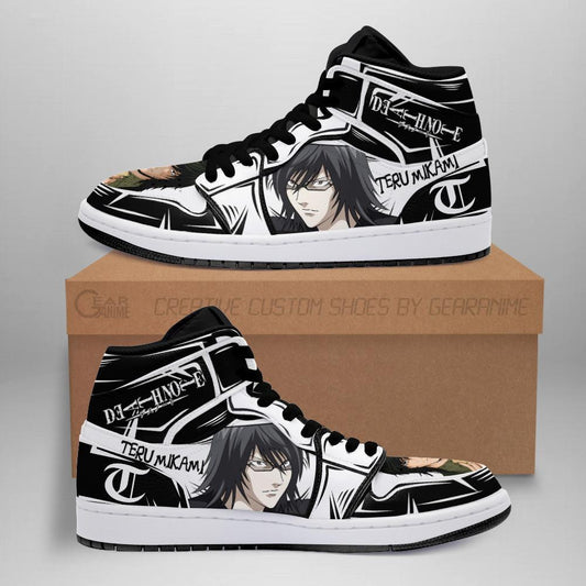 Light Teru Mikami Sneakers Custom Death Note Anime Shoes Fan MN05 - 1 - GearAnime