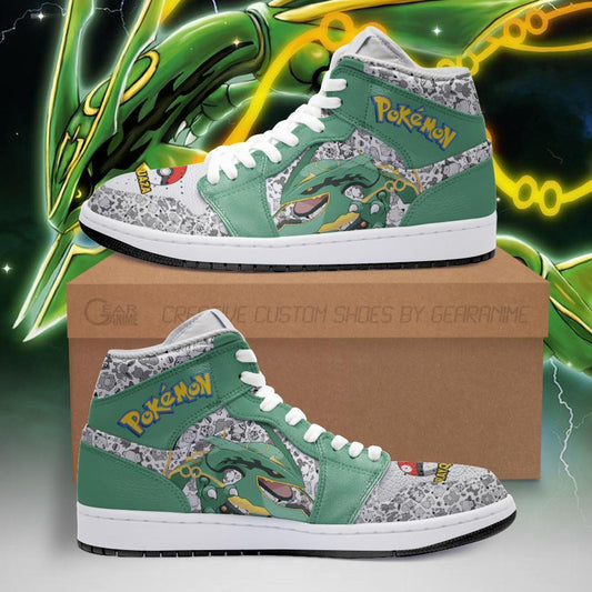 Rayquaza Sneakers Custom Anime Pokemon Shoes - 1 - GearAnime