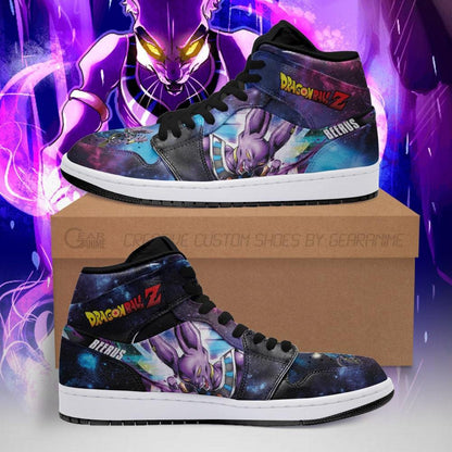 Beerus Sneakers Galaxy Custom Dragon Ball Anime Shoes - 1 - GearAnime
