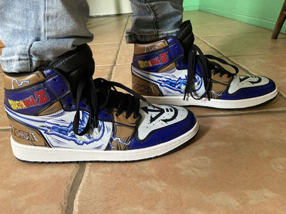 Vegeta Blue Sneakers Custom Anime Dragon Ball Shoes - 6 - GearAnime