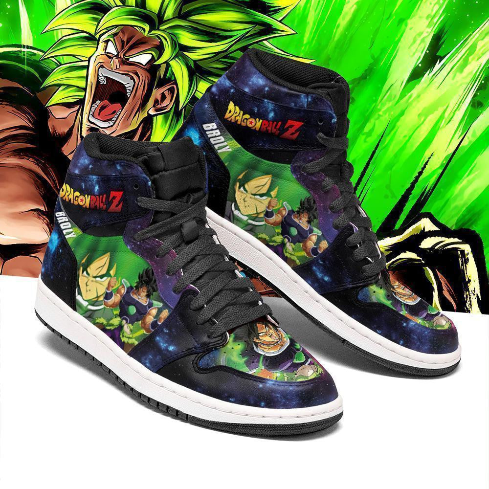 Broly Sneakers Galaxy Custom Dragon Ball Anime Shoes - 2 - GearAnime