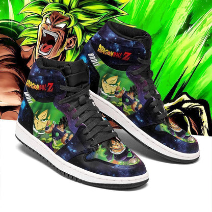 Broly Sneakers Galaxy Custom Dragon Ball Anime Shoes - 2 - GearAnime