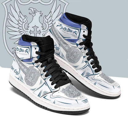 Silver Eagle Magic Knight Sneakers Black Clover Sneakers Anime - 1 - GearAnime