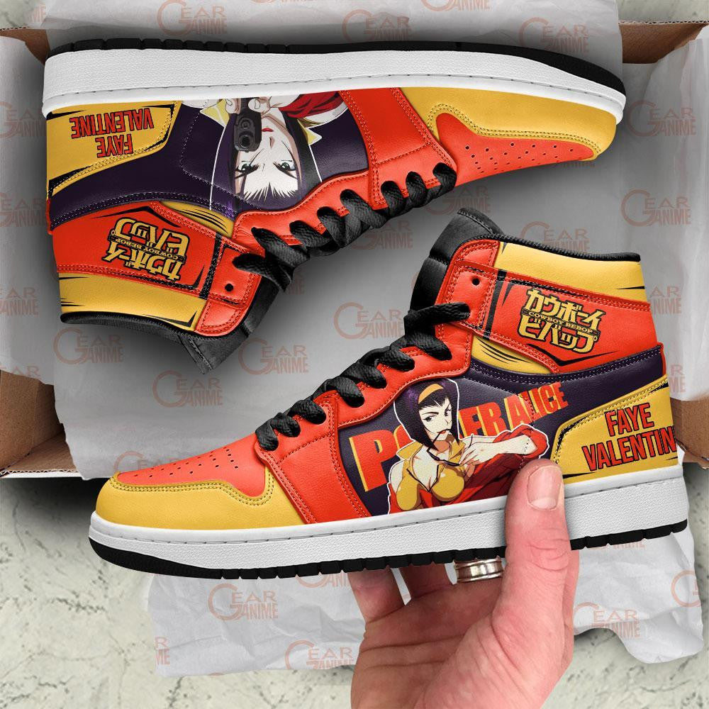 Faye Valentine Sneakers Cowboy Bebop Anime Custom Shoes MN10 - 1 - GearAnime