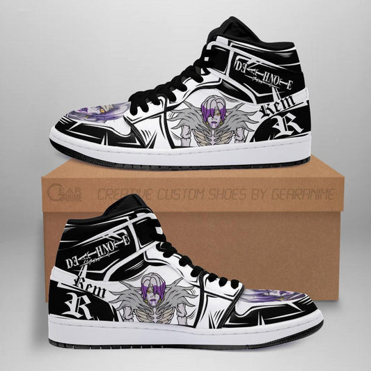 Rem Sneakers Custom Death Note Anime Shoes Fan MN05 - 1 - GearAnime