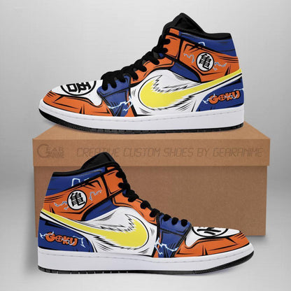 Goku Sneakers Custom Anime Dragon Ball Shoes Fan Gift Idea - 2 - GearAnime