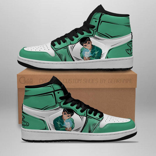 Yusuke Urameshi Sneakers Custom YuYu Hakusho Anime Shoes - 1 - GearAnime