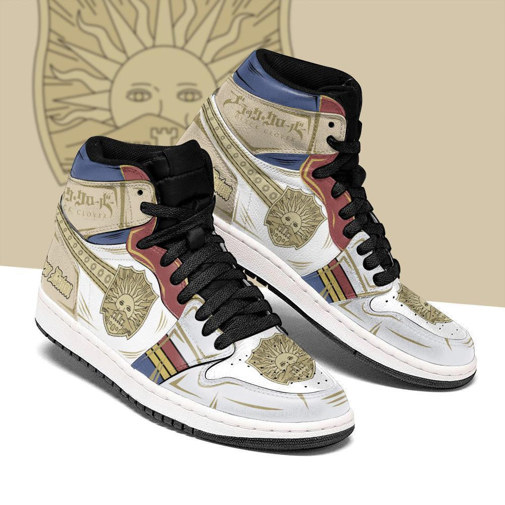 Golden Dawn Magic Knight Sneakers Black Clover Sneakers Anime - 1 - GearAnime