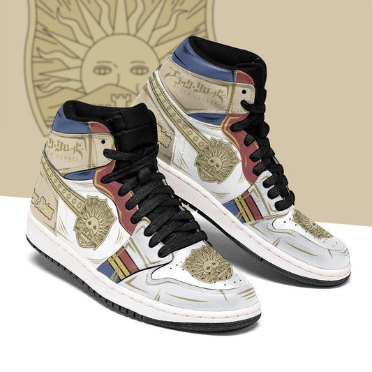 Golden Dawn Magic Knight Sneakers Black Clover Sneakers Anime - 1 - GearAnime