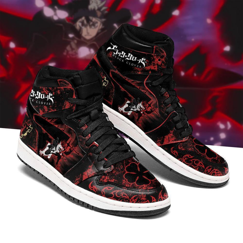 Black Asta Sword Sneakers Black Clover Sneakers Anime - 2 - GearAnime