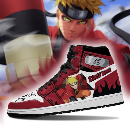 Sage Mode Shoes Custom Boots Anime Sneakers - 3 - GearAnime