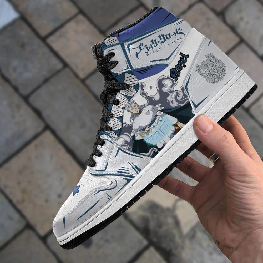 Silver Eagle Nozel Silva Sneakers Black Clover Anime Shoes - 4 - GearAnime
