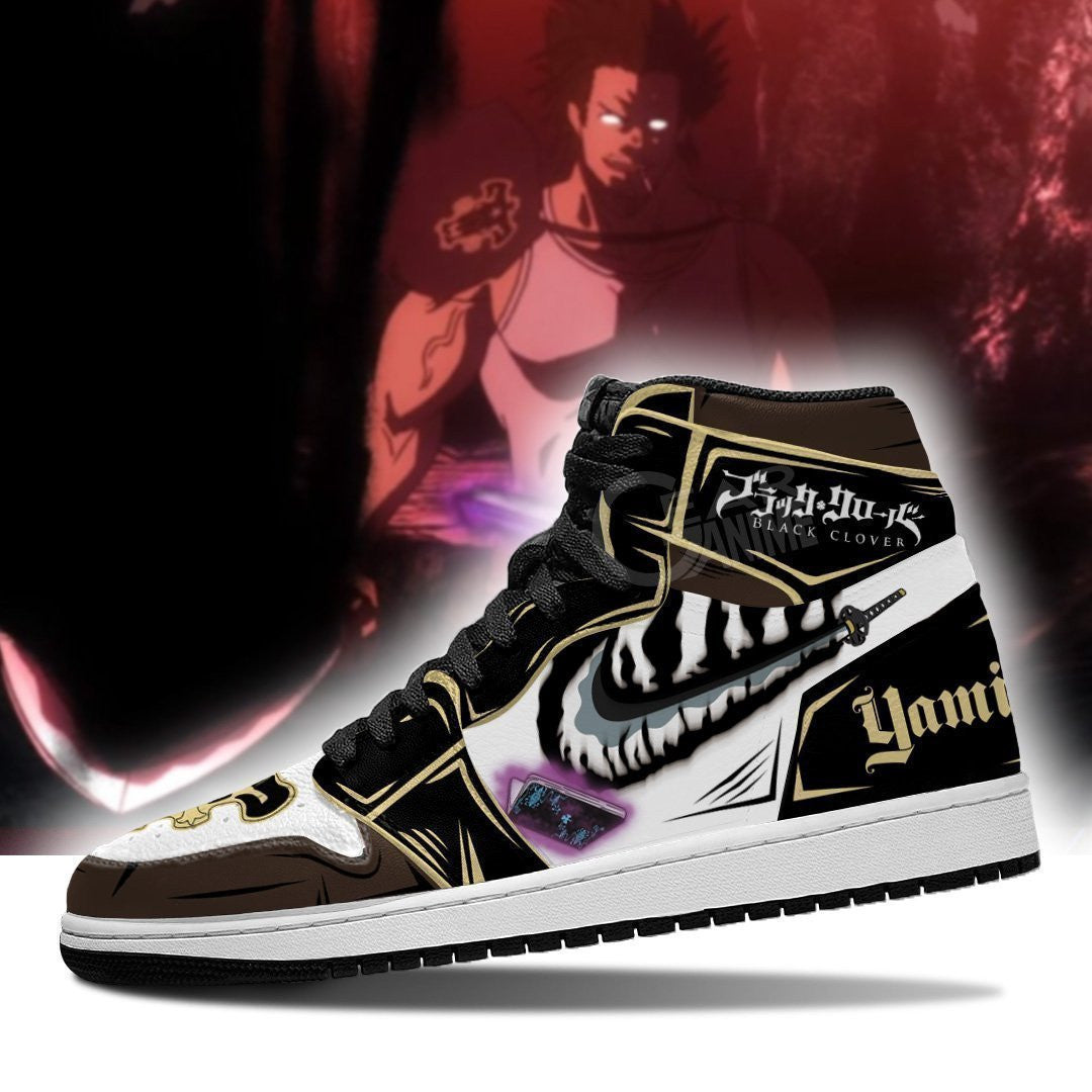 Black Bull Yami Sukehiro Sneakers Black Clover Anime Shoes - 3 - GearAnime