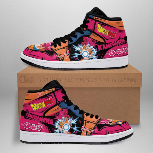 Goku God Sneakers Kamehameha Custom Anime Dragon Ball Shoes - 1 - GearAnime