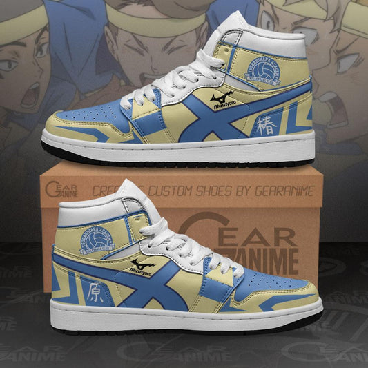 Tsubakihara Academy Sneakers Haikyuu Custom Anime Shoes MN10 - 1 - GearAnime