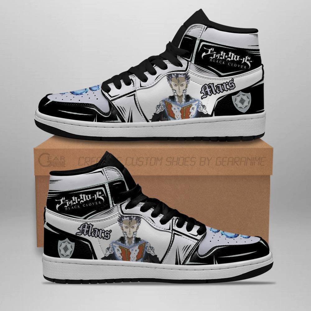 Diamond Kingdom Mars Sneakers Black Clover Anime Shoes - 2 - GearAnime