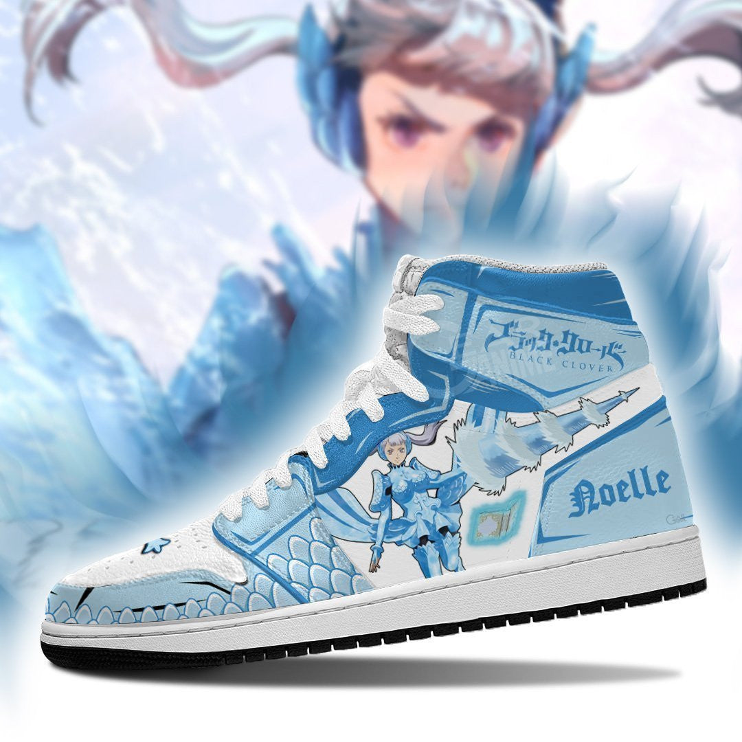 Noelle Silva Valkyrie Dress Sneakers Black Clover Anime Shoes - 3 - GearAnime