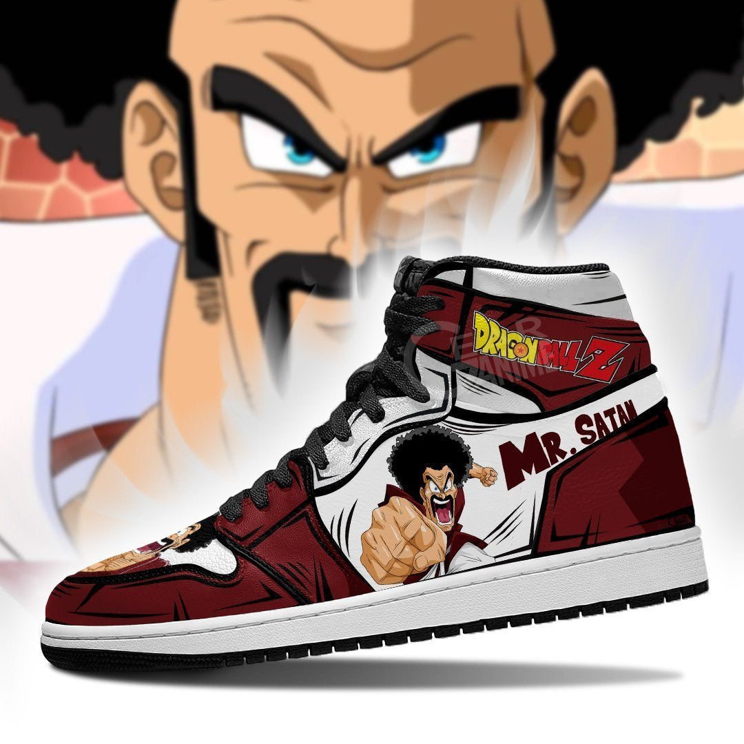 DBZ Mr. Satan Sneakers Custom Anime Dragon Ball Shoes - 3 - GearAnime