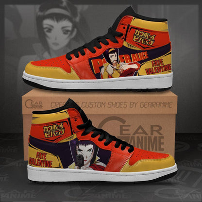 Faye Valentine Sneakers Cowboy Bebop Anime Custom Shoes MN10 - 2 - GearAnime