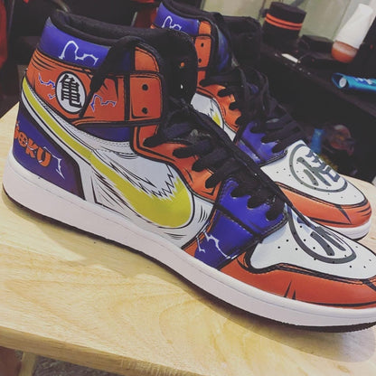 Goku Sneakers Custom Anime Dragon Ball Shoes Fan Gift Idea - 4 - GearAnime