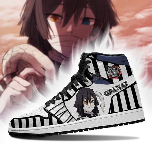 Demon Slayer Obanai Iguro Sneakers Snake Hashira Anime Sneakers - 1 - GearAnime
