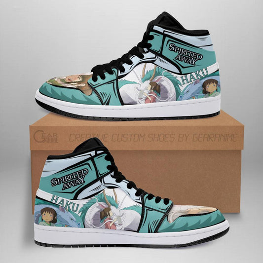 Haku Chihiro Sneakers Custom Spirited Away Anime Shoes - 1 - GearAnime