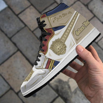 Golden Dawn Magic Knight Sneakers Black Clover Sneakers Anime - 4 - GearAnime