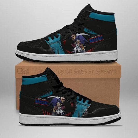 Brave Fencer Musashi Sneakers Custom Black Theme Gamer Sneakers - 1 - GearAnime