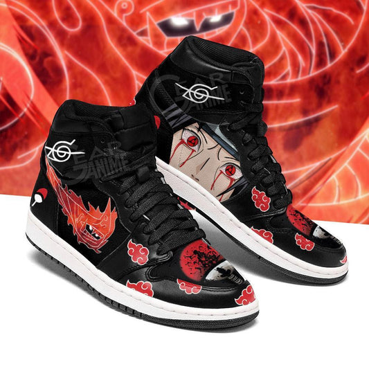 AKT Itachi Susanoo Sneakers Custom Sharingan Eyes Anime Shoes - 1 - GearAnime
